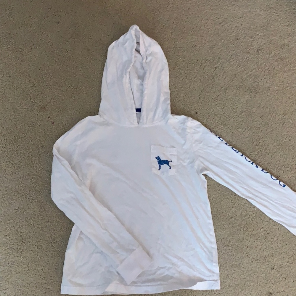 Kids black dog hoodie